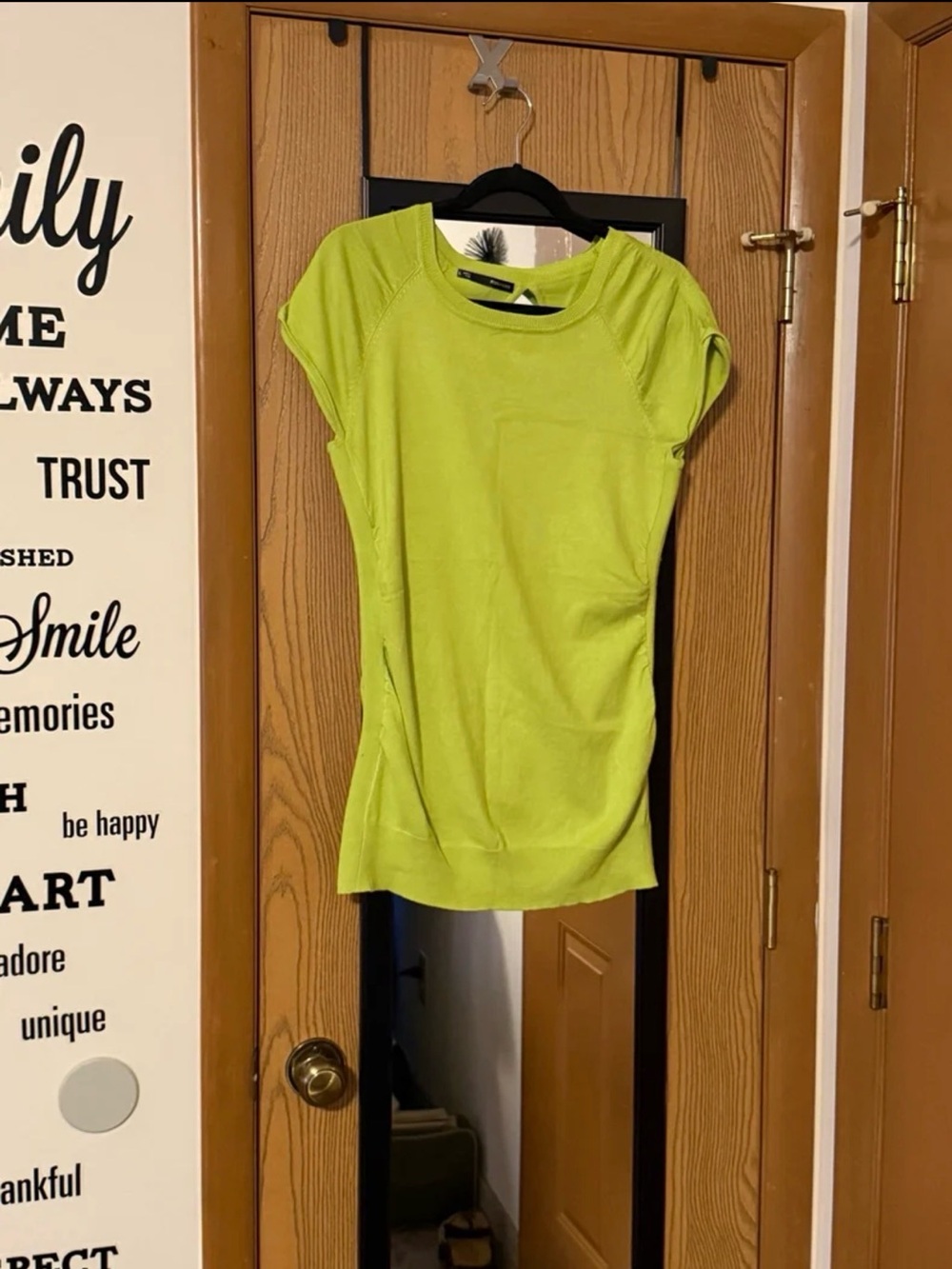 Maurices Lime Green Short Sleeve Top